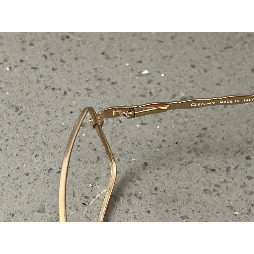 Genny 775-B Eyeglasses Frames ONLY 51-16-135 5001 Italy Full Rim rectangle